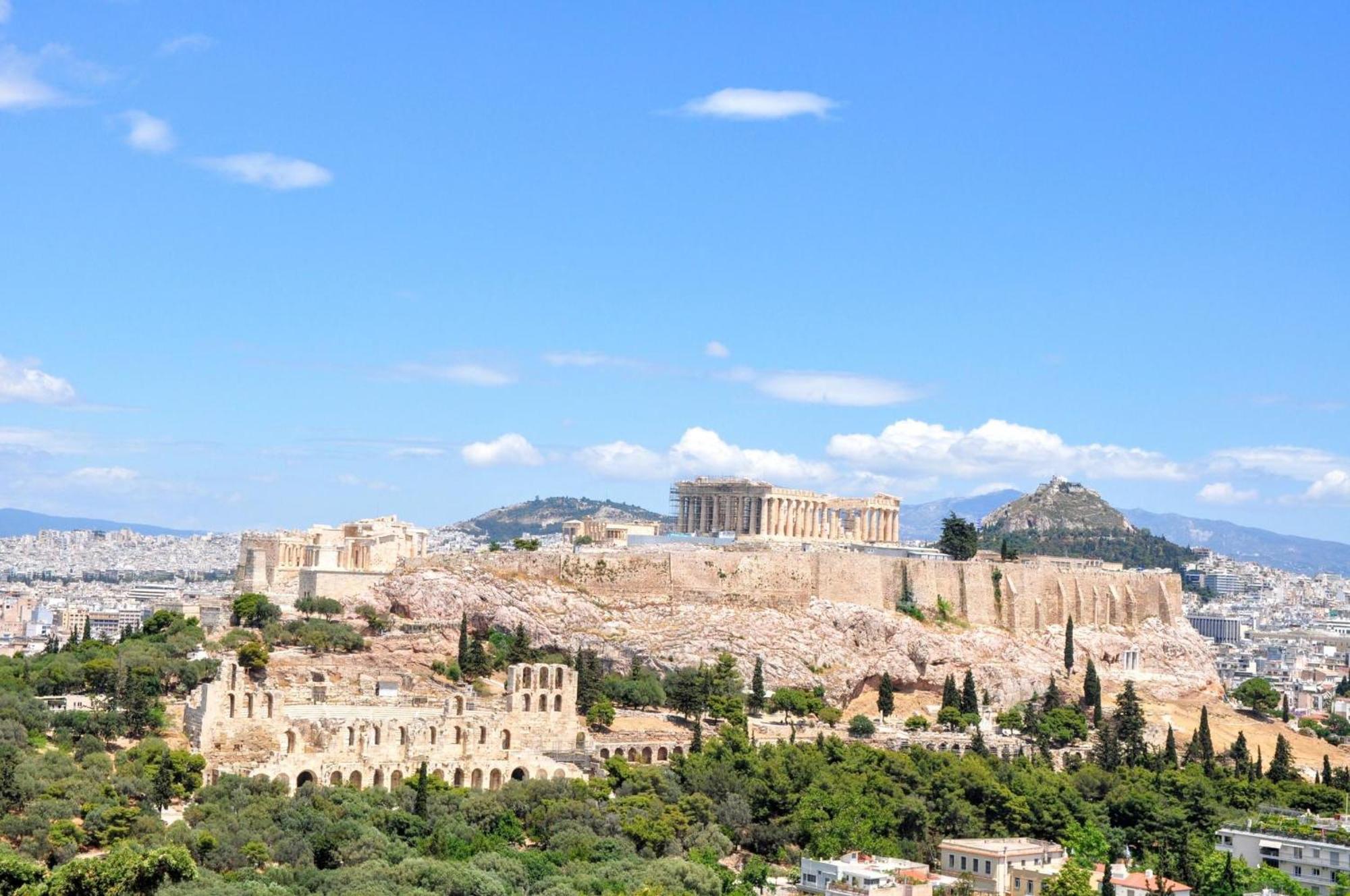 Big Apartment In Acropolis Museum Athena Bagian luar foto